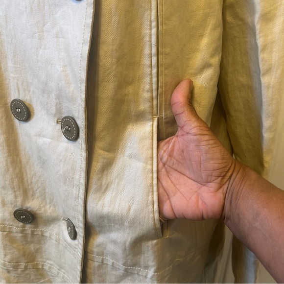 Saint James Women's Hooded Double-Breasted Jacket Lightweight - Picture 3 of 9